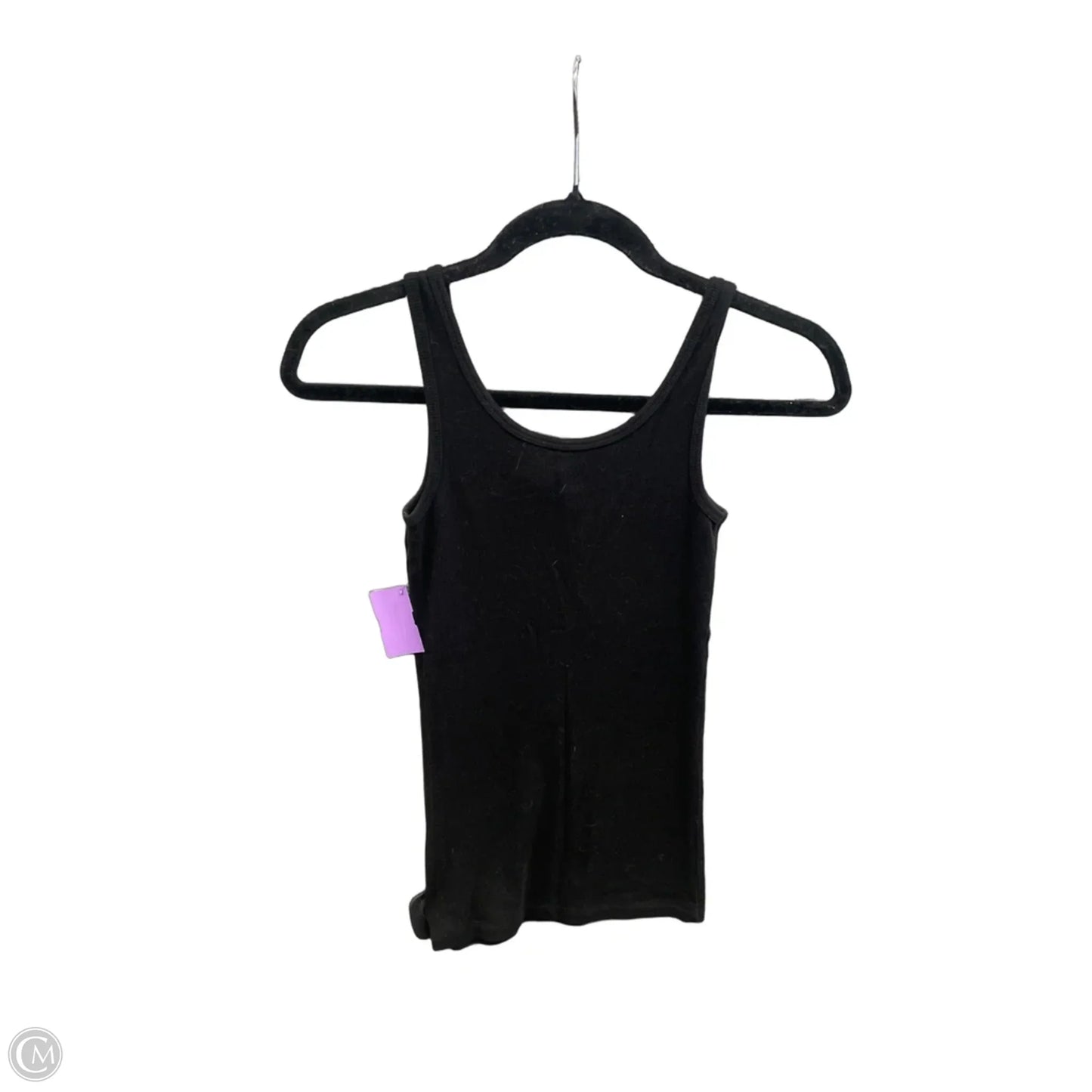 Top Sleeveless Basic By Time And Tru In Black, Size: Xs
