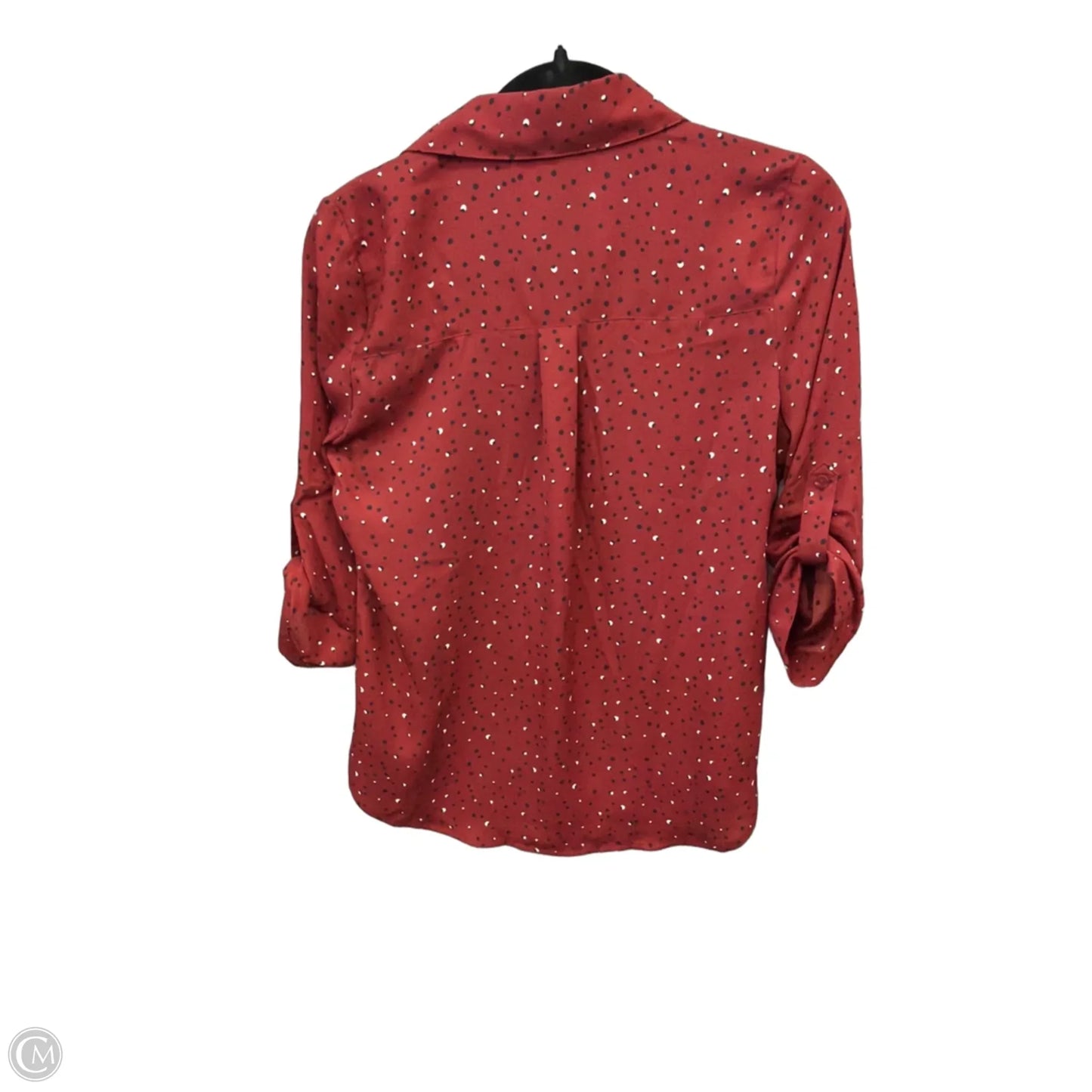 Blouse 3/4 Sleeve By By & By In Red, Size: S