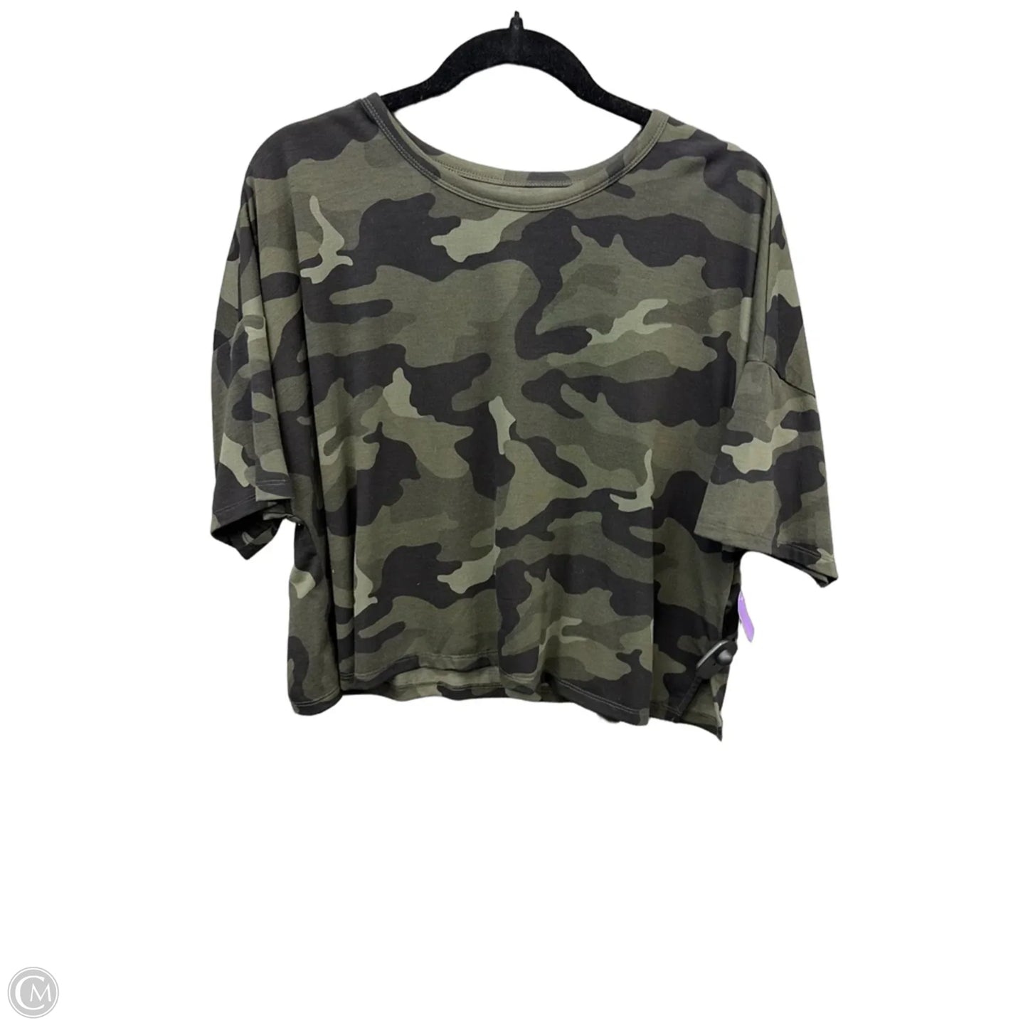 Athletic Top Short Sleeve By Old Navy In Camouflage Print, Size: L
