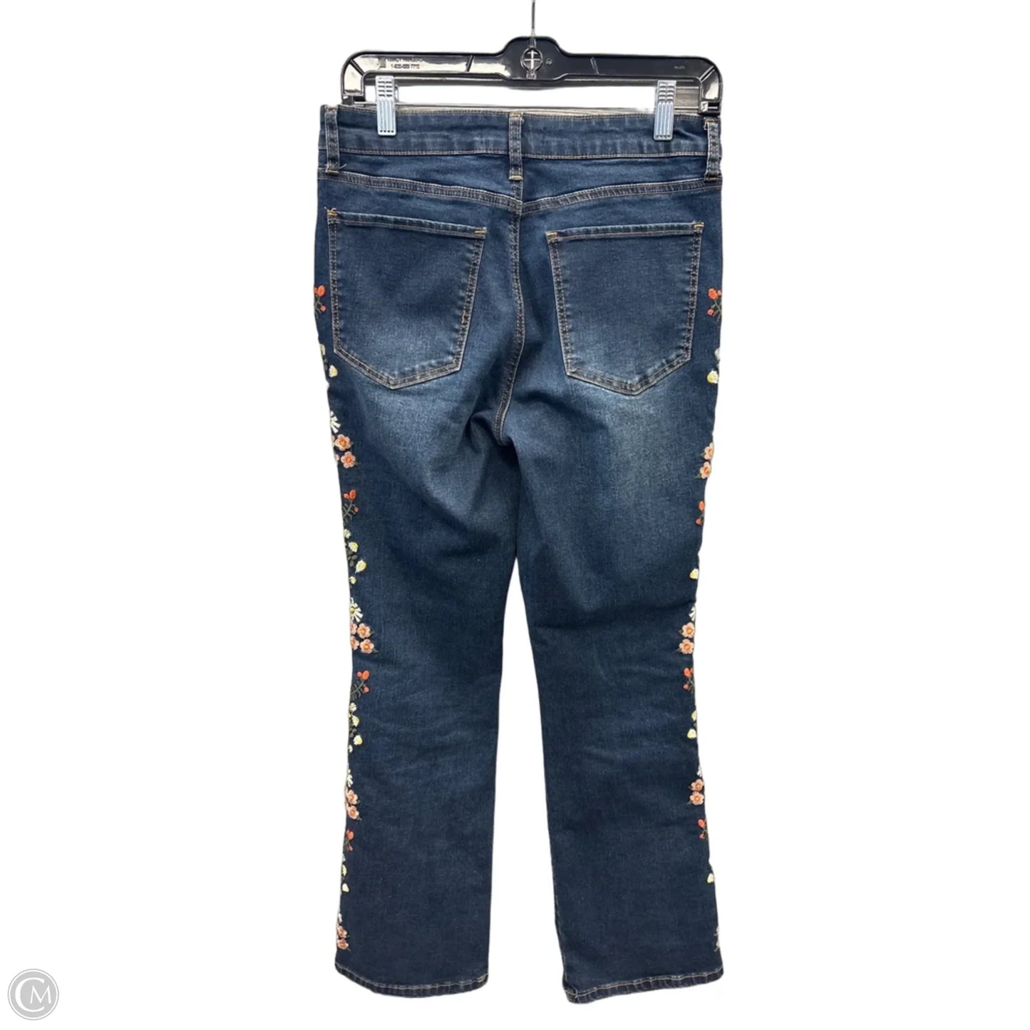 Jeans Flared By Clothes Mentor In Blue Denim, Size: 8