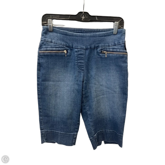 Capris By West Bound In Blue Denim, Size: 4p