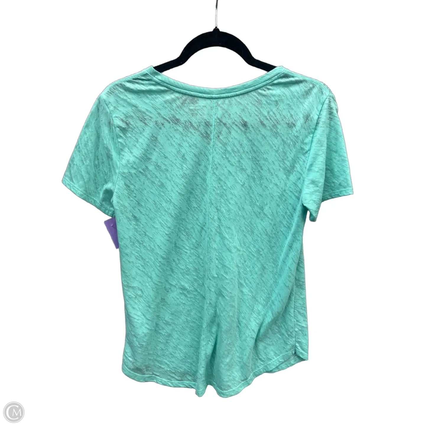Athletic Top Short Sleeve By Tek Gear In Green, Size: S