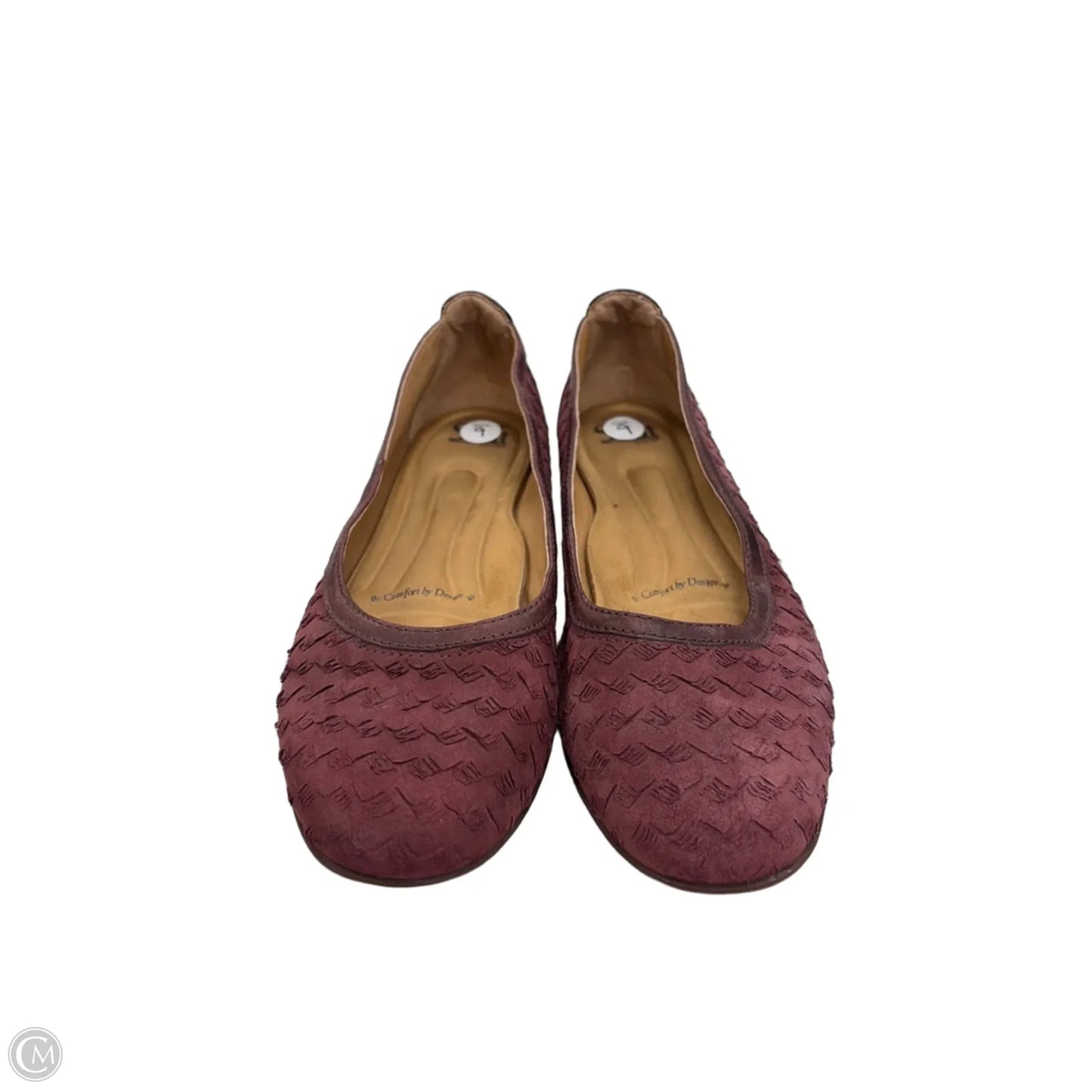 Shoes Flats By Sofft In Maroon, Size: 9