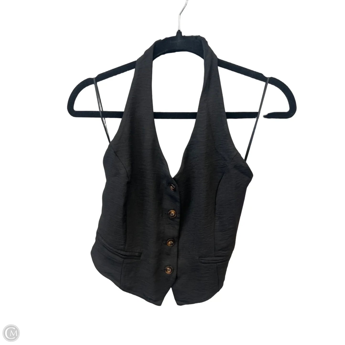 Top Sleeveless By Clothes Mentor In Black, Size: L
