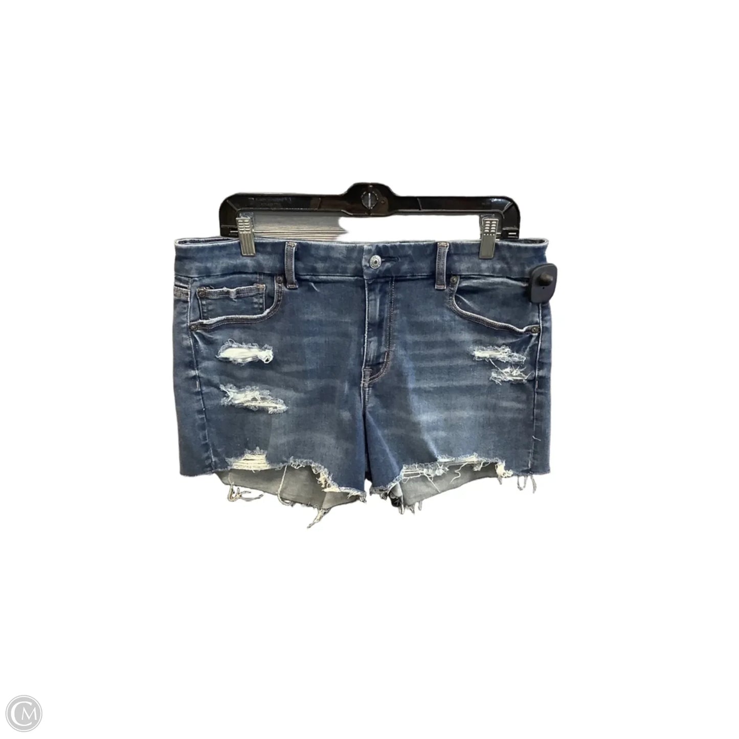 Shorts By American Eagle In Blue Denim, Size: 12