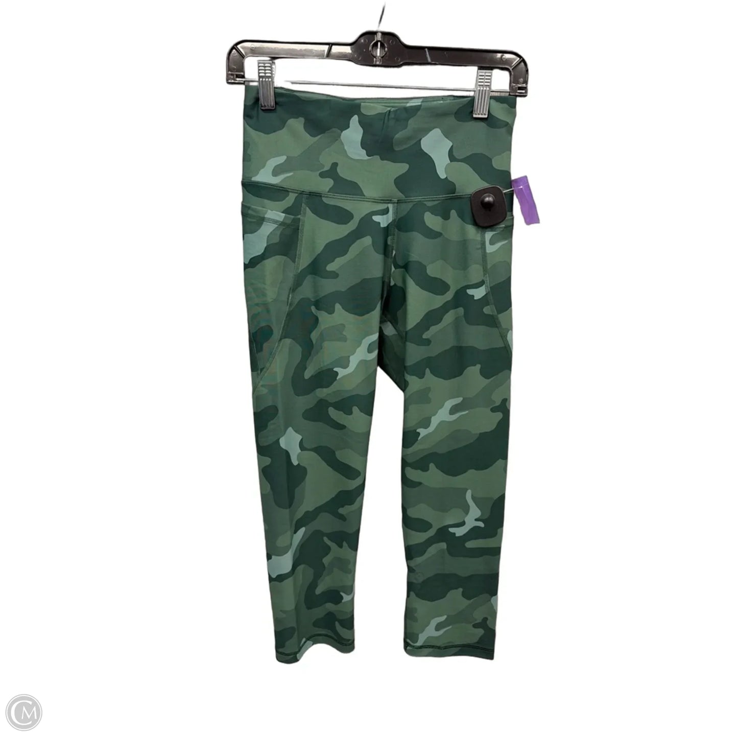 Athletic Leggings Capris By Old Navy In Camouflage Print, Size: M