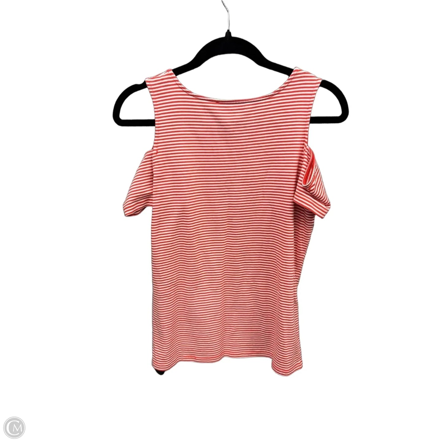Top Short Sleeve By Michael By Michael Kors In Striped Pattern, Size: S