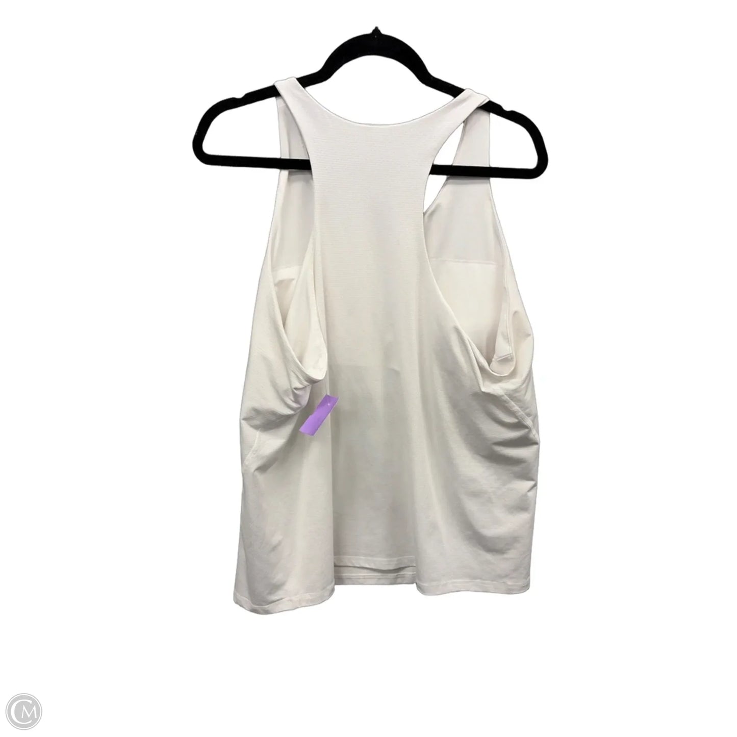 Athletic Tank Top By Mta Sport In White, Size: 2x