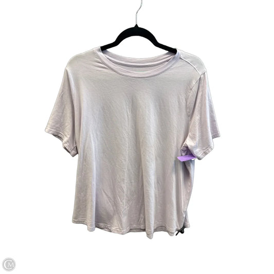 Top Short Sleeve Basic By Terra & Sky In Pink, Size: Xl