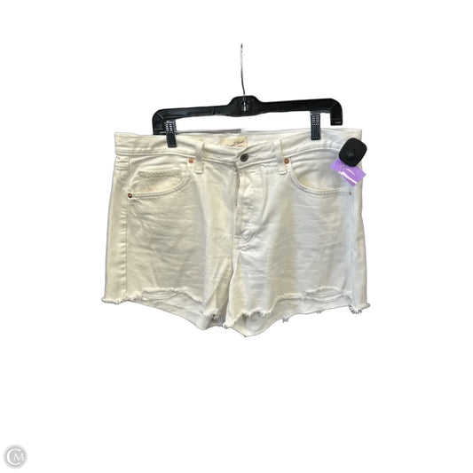 Shorts By Universal Thread In White Denim, Size: 12