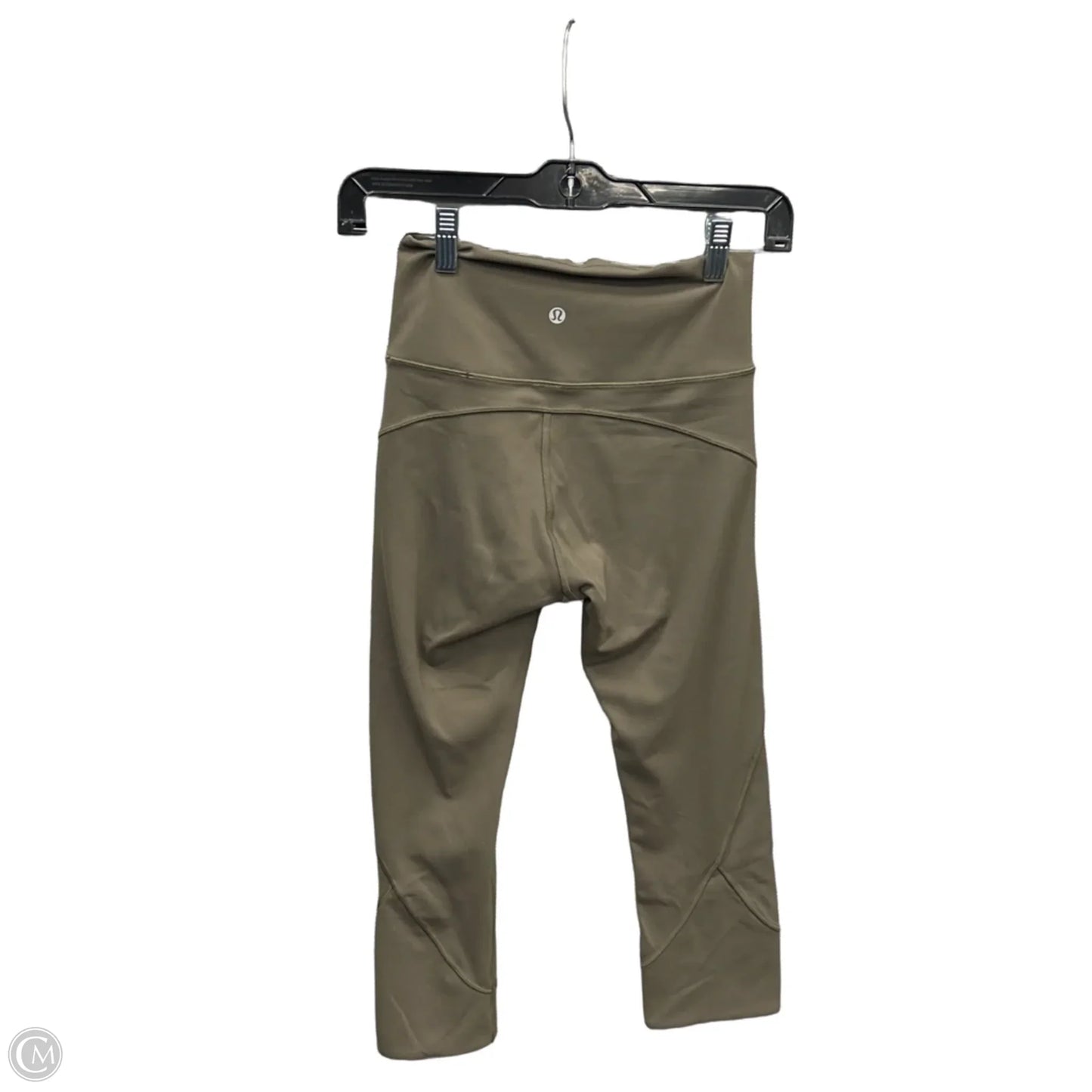 Athletic Leggings Capris By Lululemon In Green, Size: S