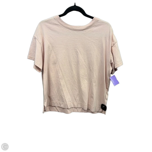 Top Short Sleeve Basic By Old Navy In Pink, Size: M