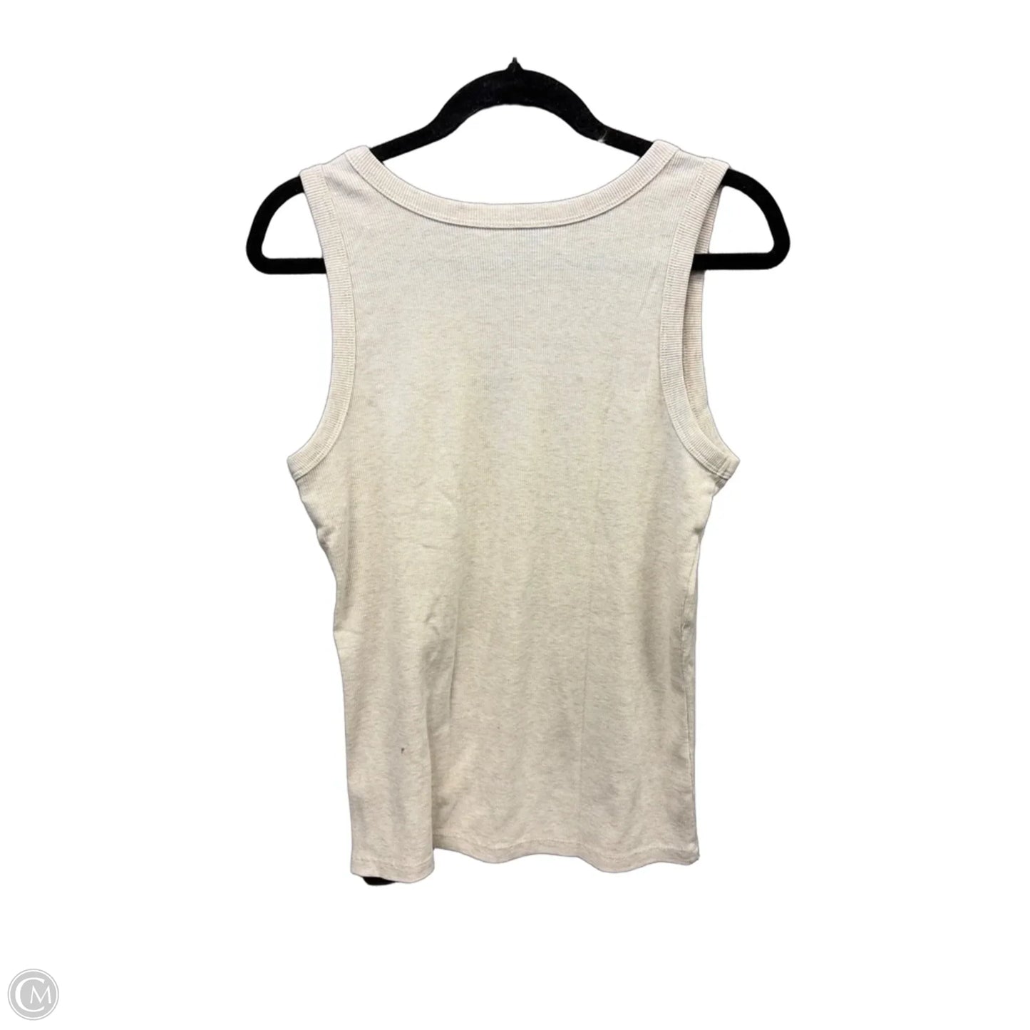 Top Sleeveless Basic By Sonoma In Cream, Size: Xl