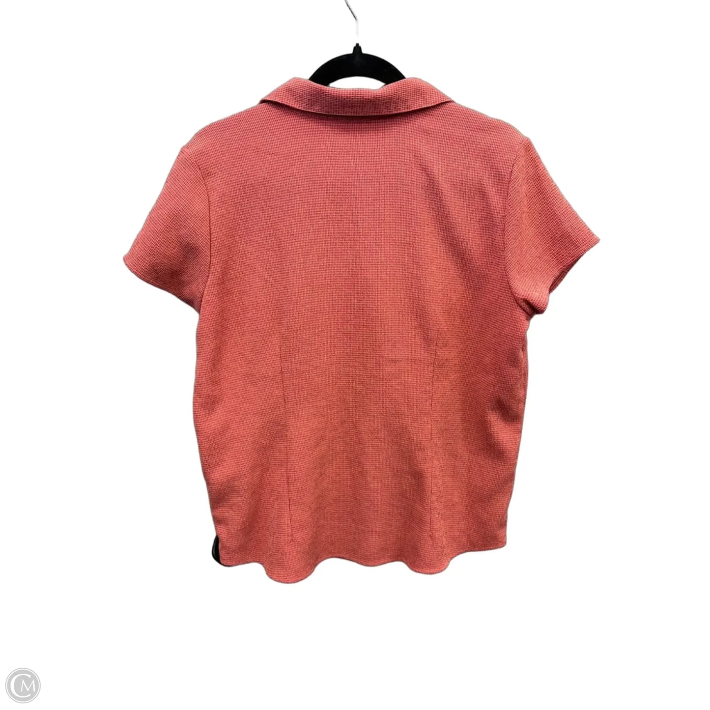 Top Short Sleeve By Christopher And Banks In Red, Size: L