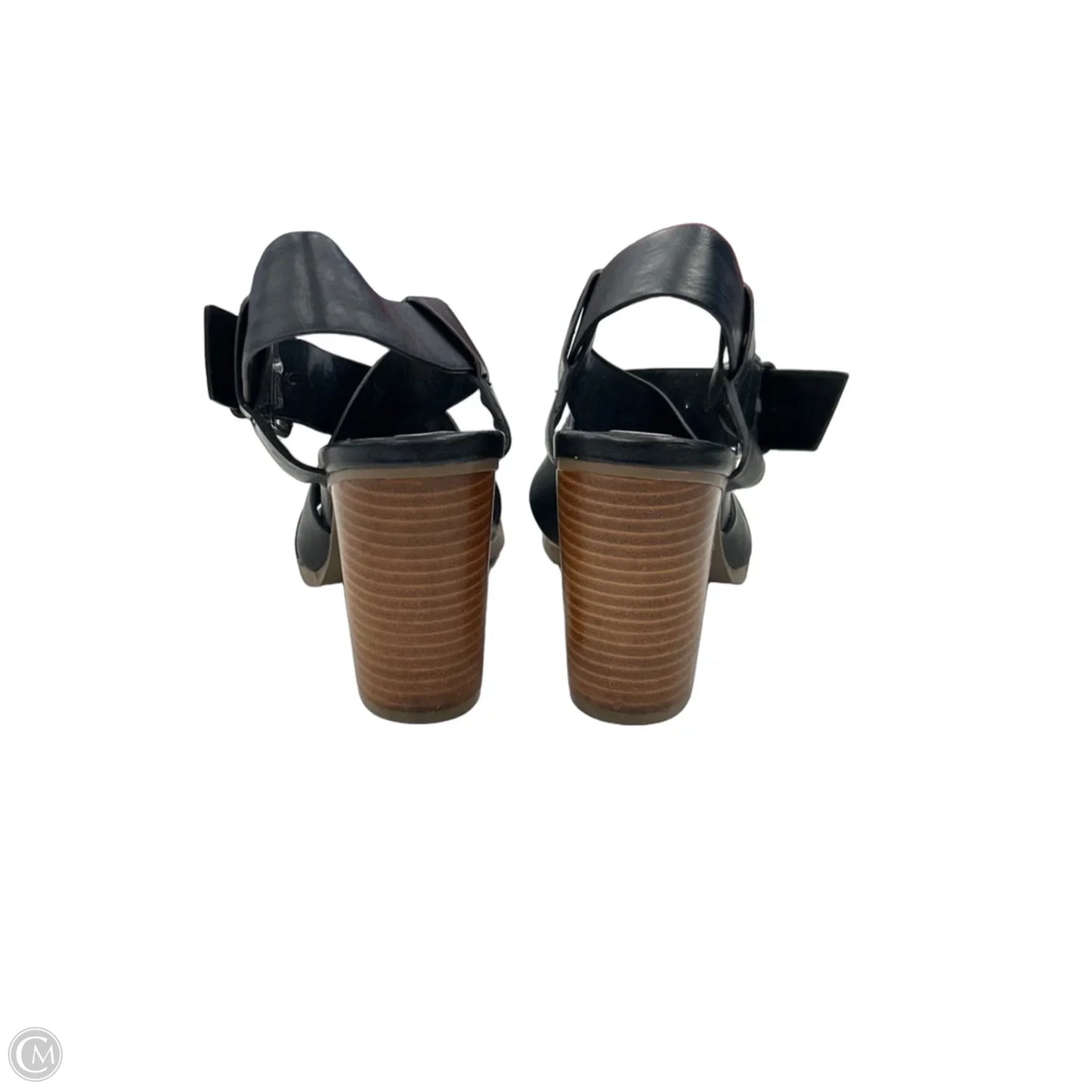 Sandals Heels Block By Canyon River Blues In Black, Size: 6