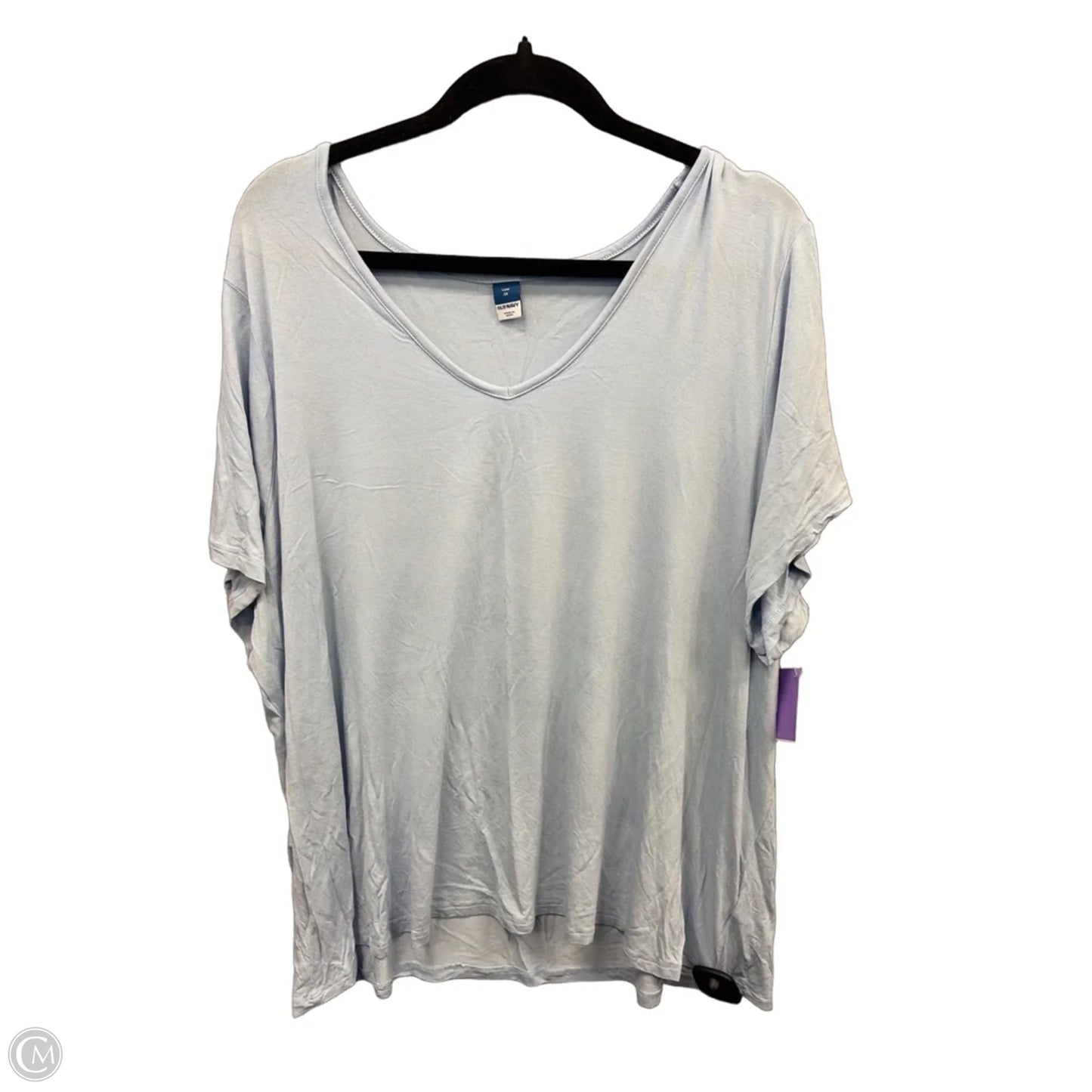 Top Short Sleeve Basic By Old Navy In Blue, Size: 2x