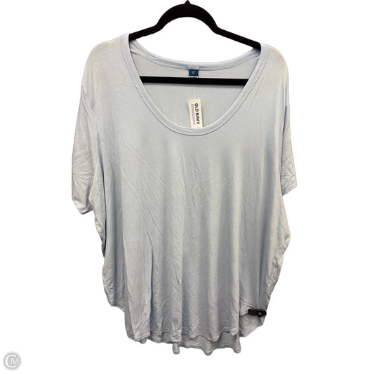 Tunic Short Sleeve By Old Navy In Blue, Size: Xxl