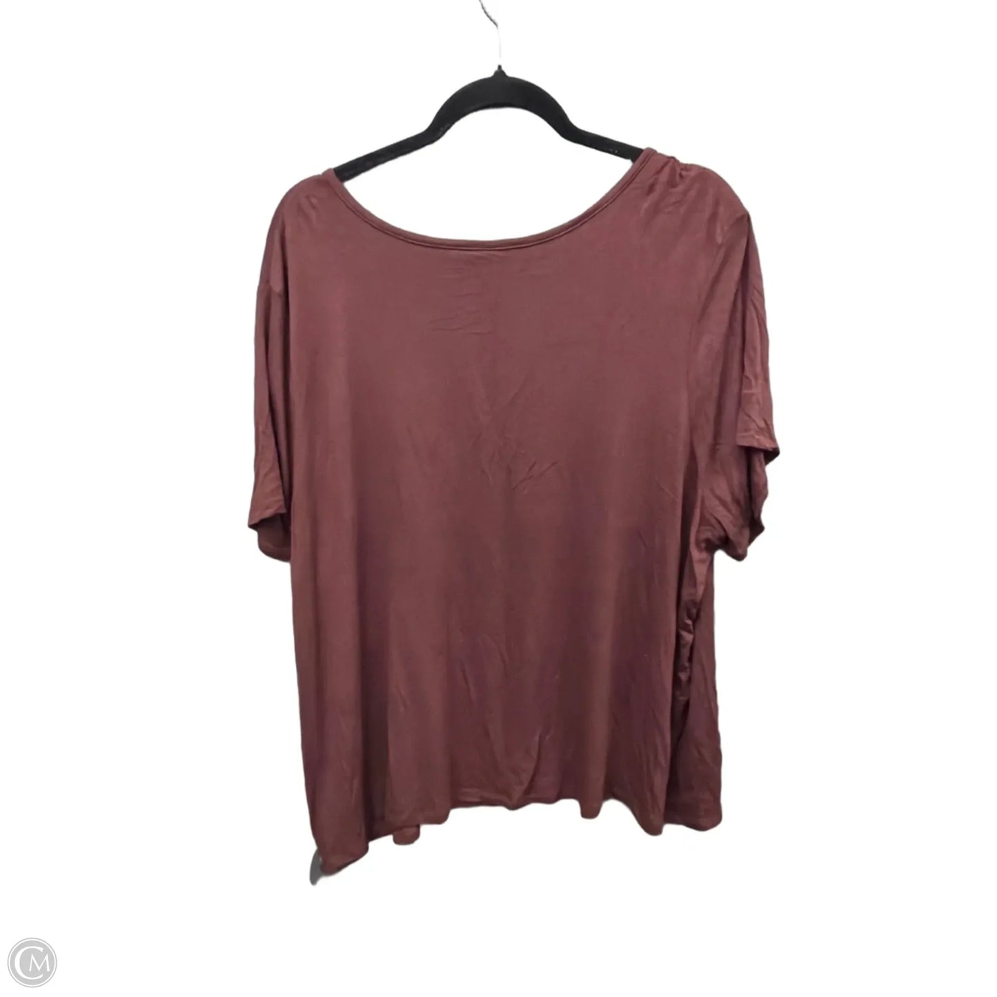 Top Short Sleeve Basic By Old Navy In Brown, Size: 2x