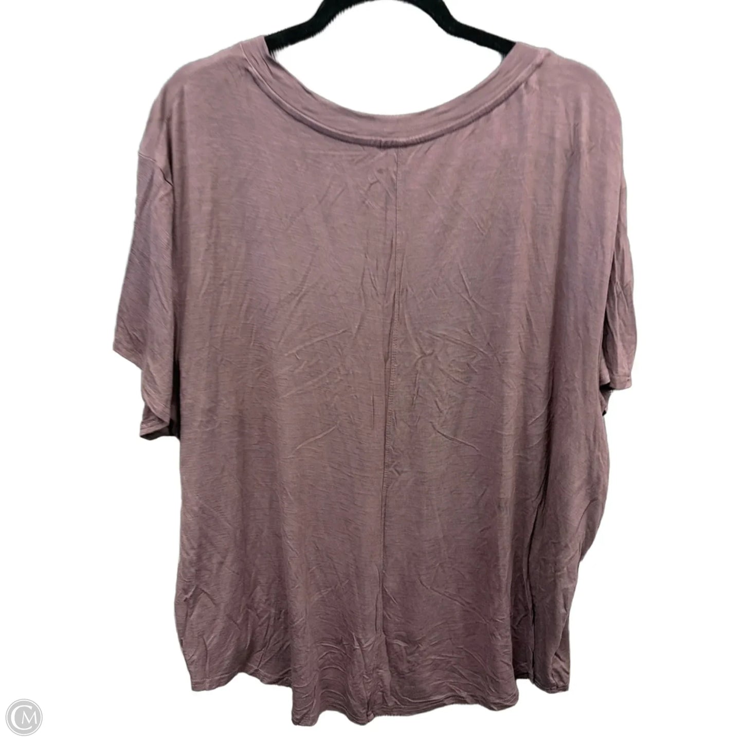 Tunic Short Sleeve By Maurices In Purple, Size: 3x