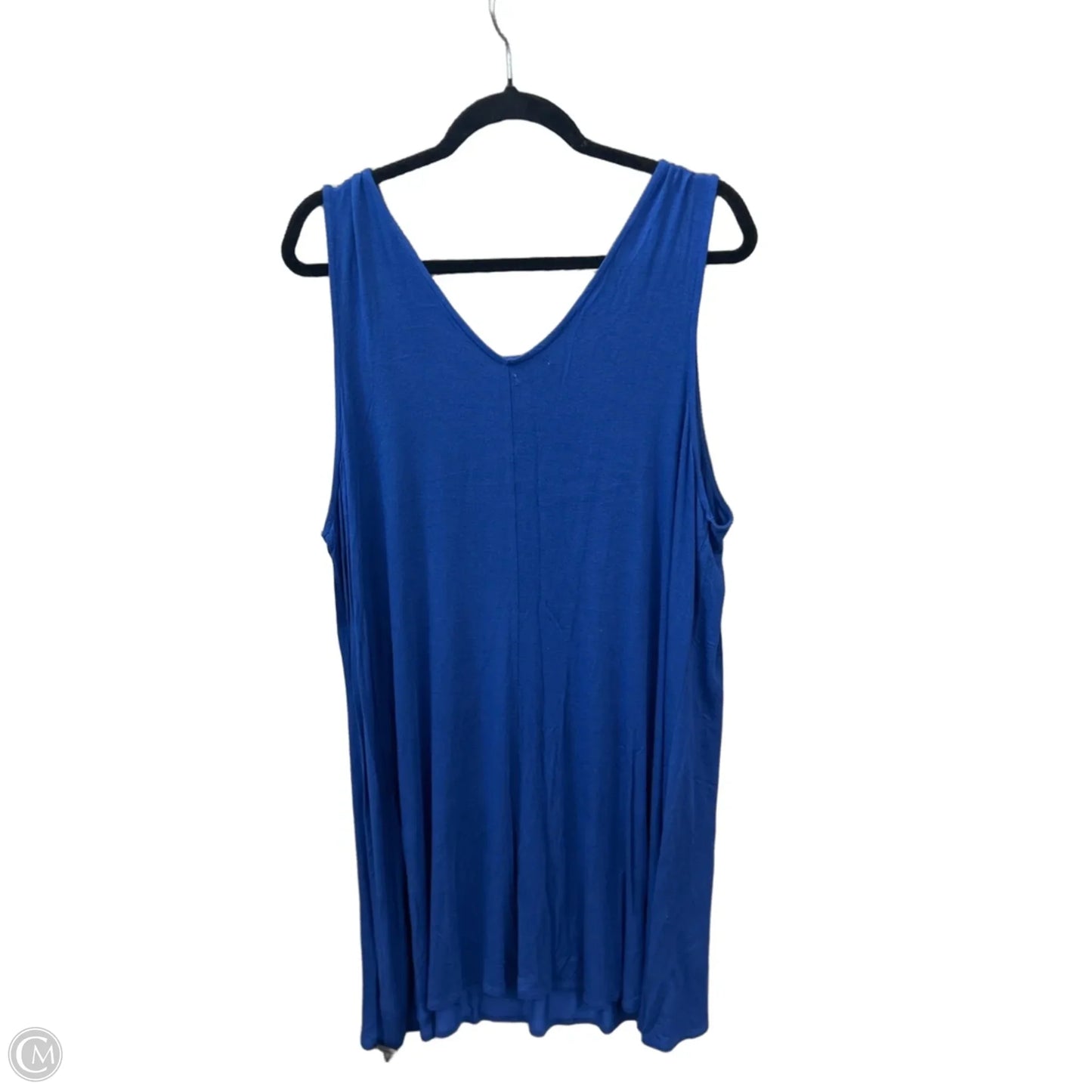 Dress Casual Midi By Maurices In Blue, Size: 2x