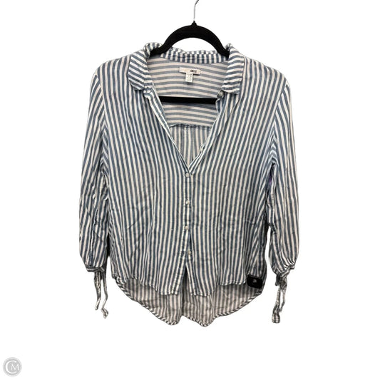 Tunic Long Sleeve By Clothes Mentor In Striped Pattern, Size: Xs