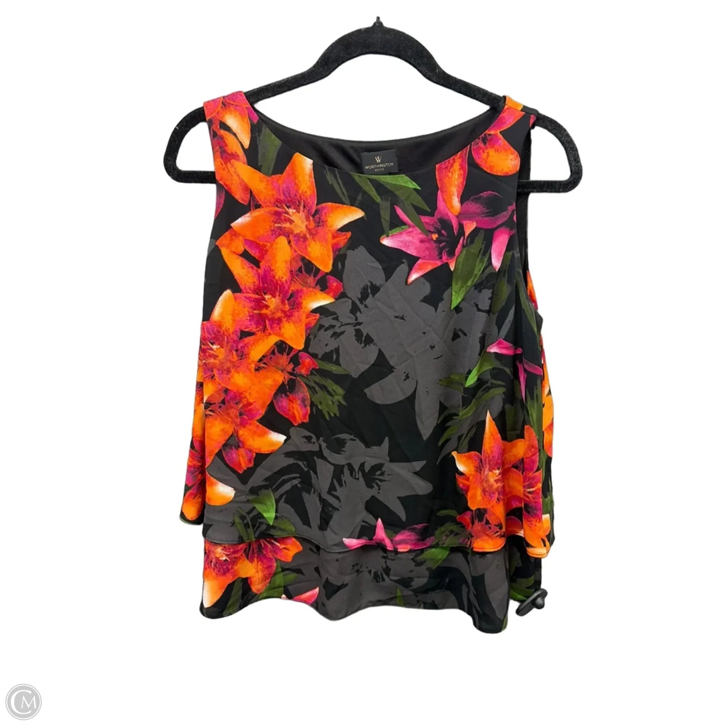 Top Sleeveless By Worthington In Black, Size: Lp