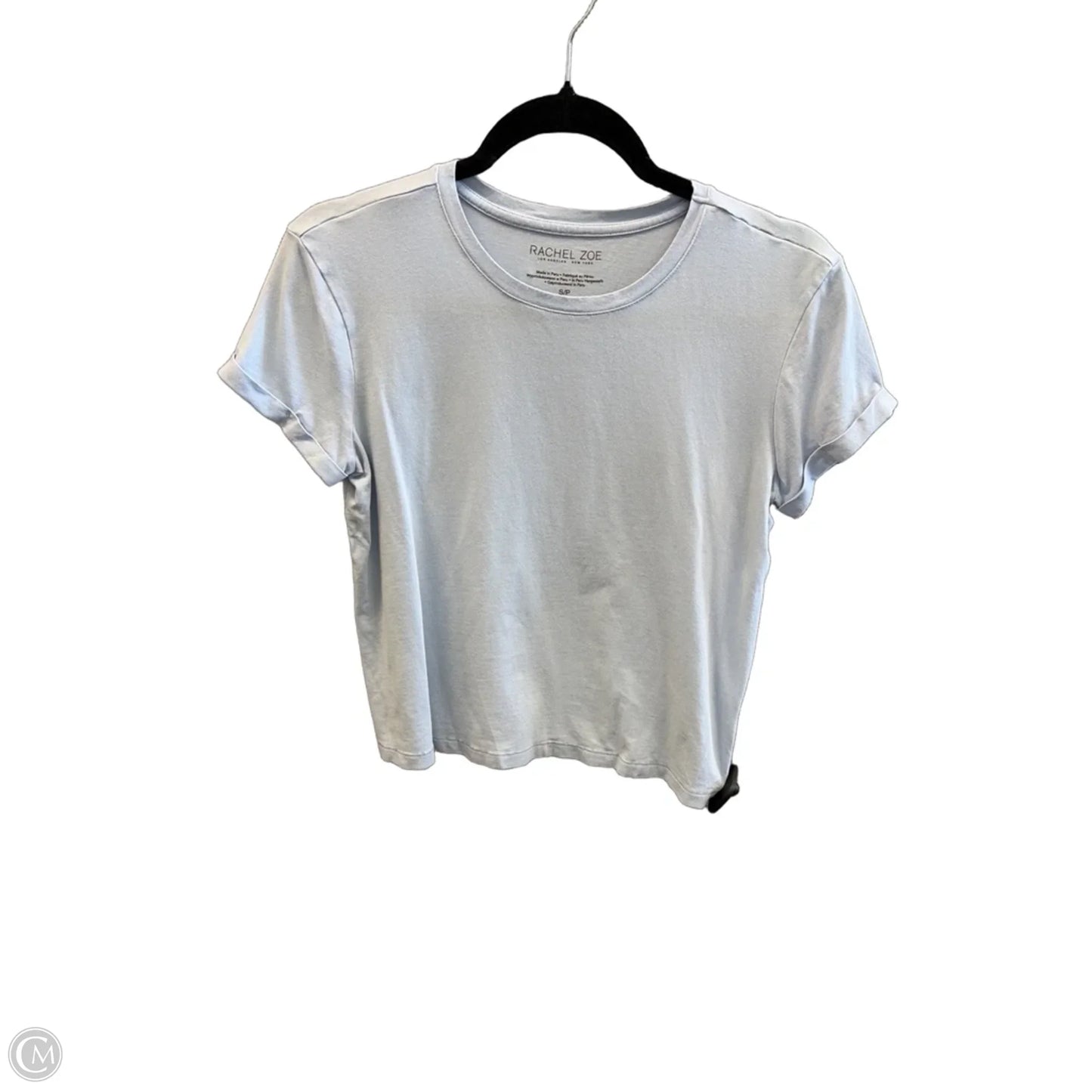 Top Short Sleeve Basic By Rachel Zoe In Blue, Size: Sp