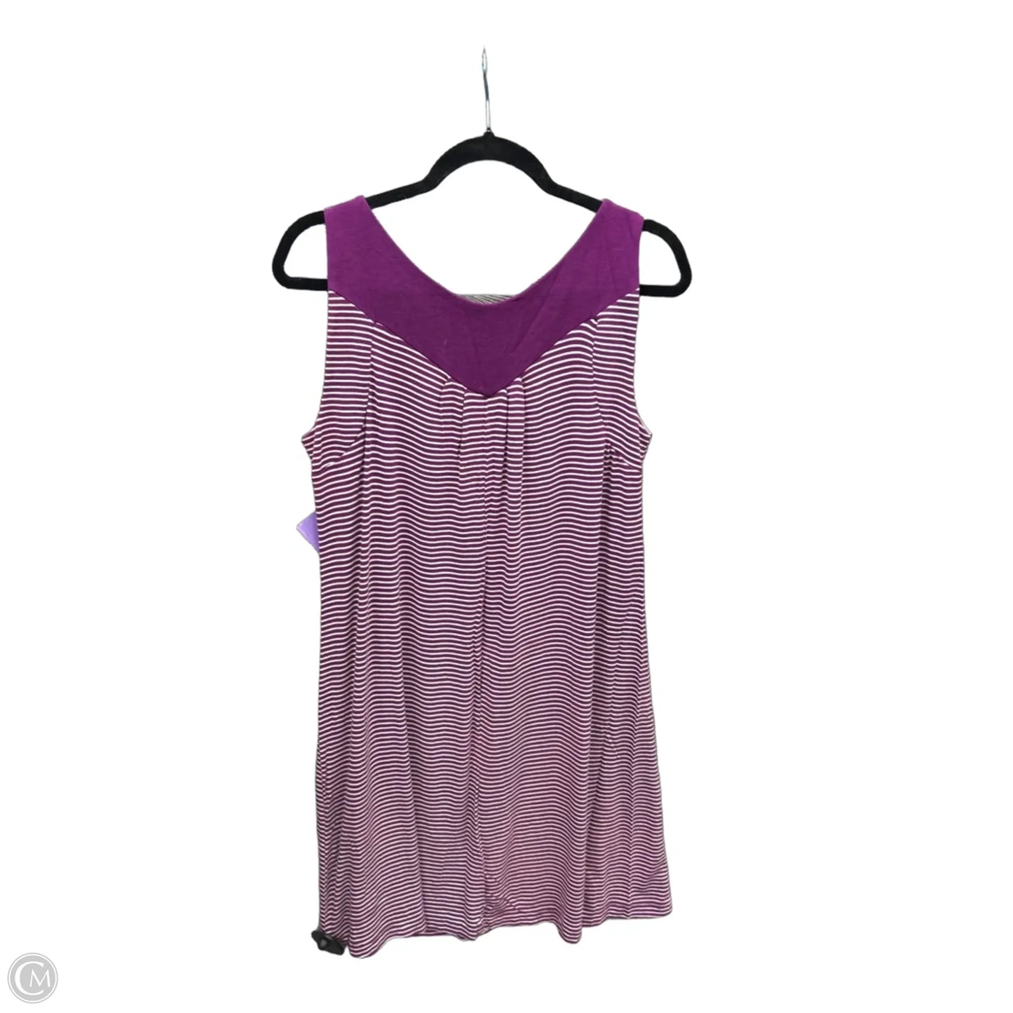 Dress Casual Midi By St Johns Bay In Purple, Size: L