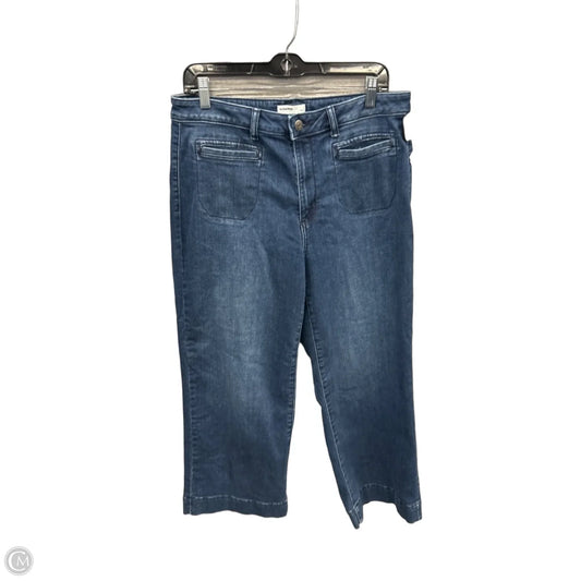 Jeans Wide Leg By Sonoma In Blue Denim, Size: 16