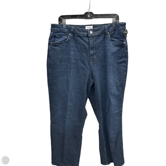 Jeans Straight By Sonoma In Blue Denim, Size: 18