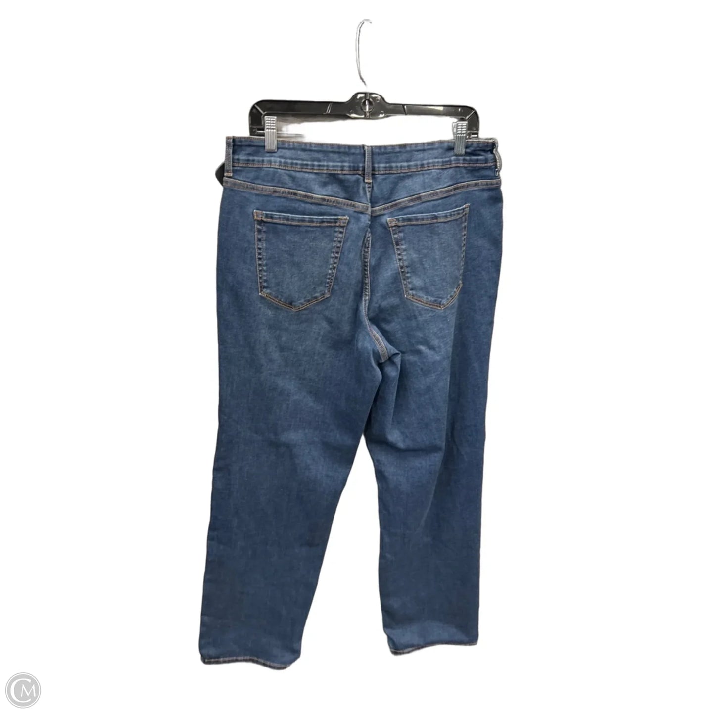 Jeans Straight By Falls Creek In Blue Denim, Size: 16