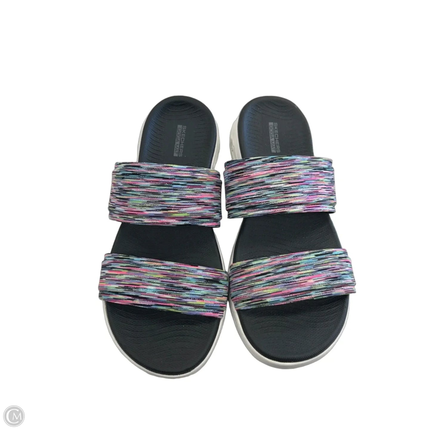 Sandals Flats By Skechers In Black, Size: 10
