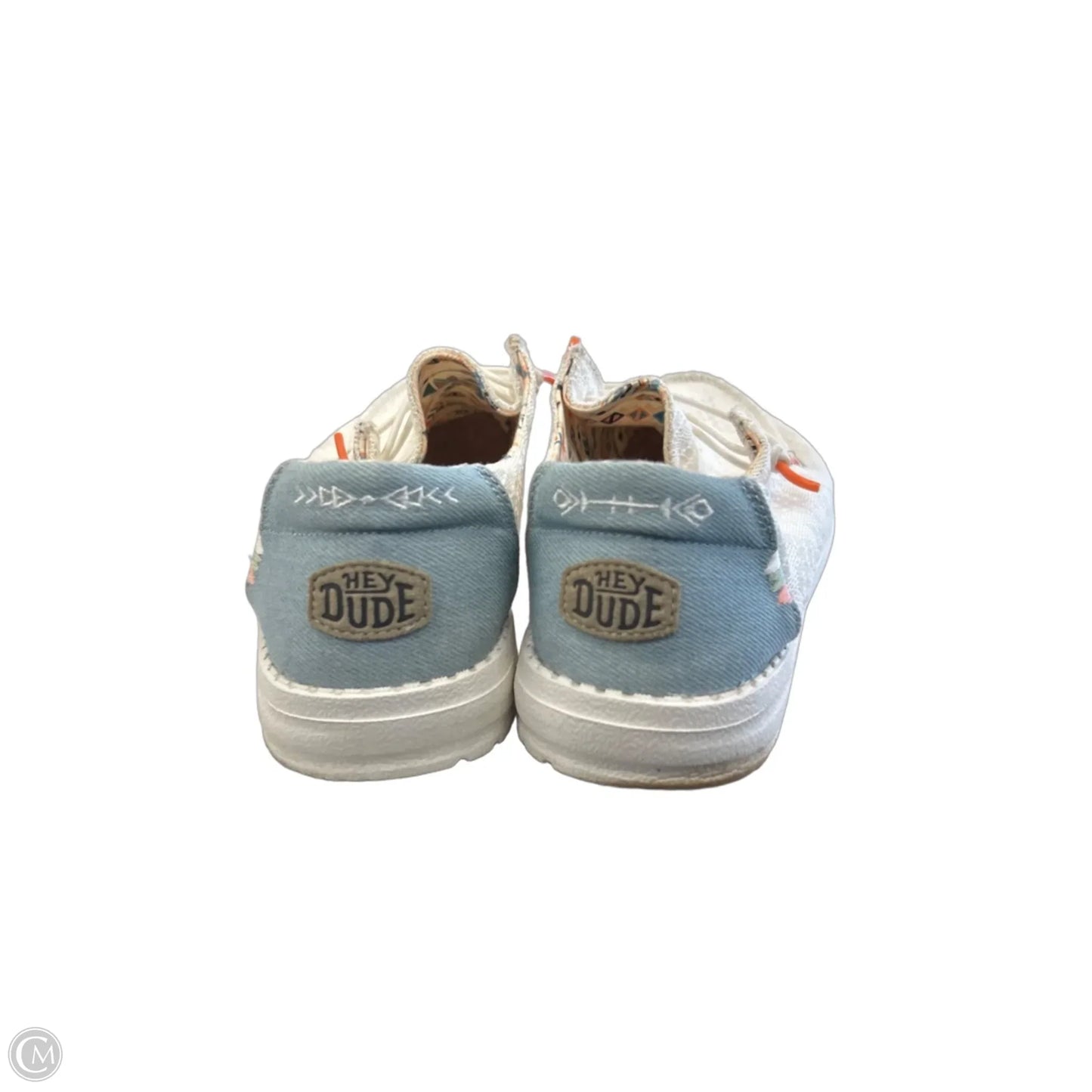 Shoes Flats By Hey Dude In White, Size: 10