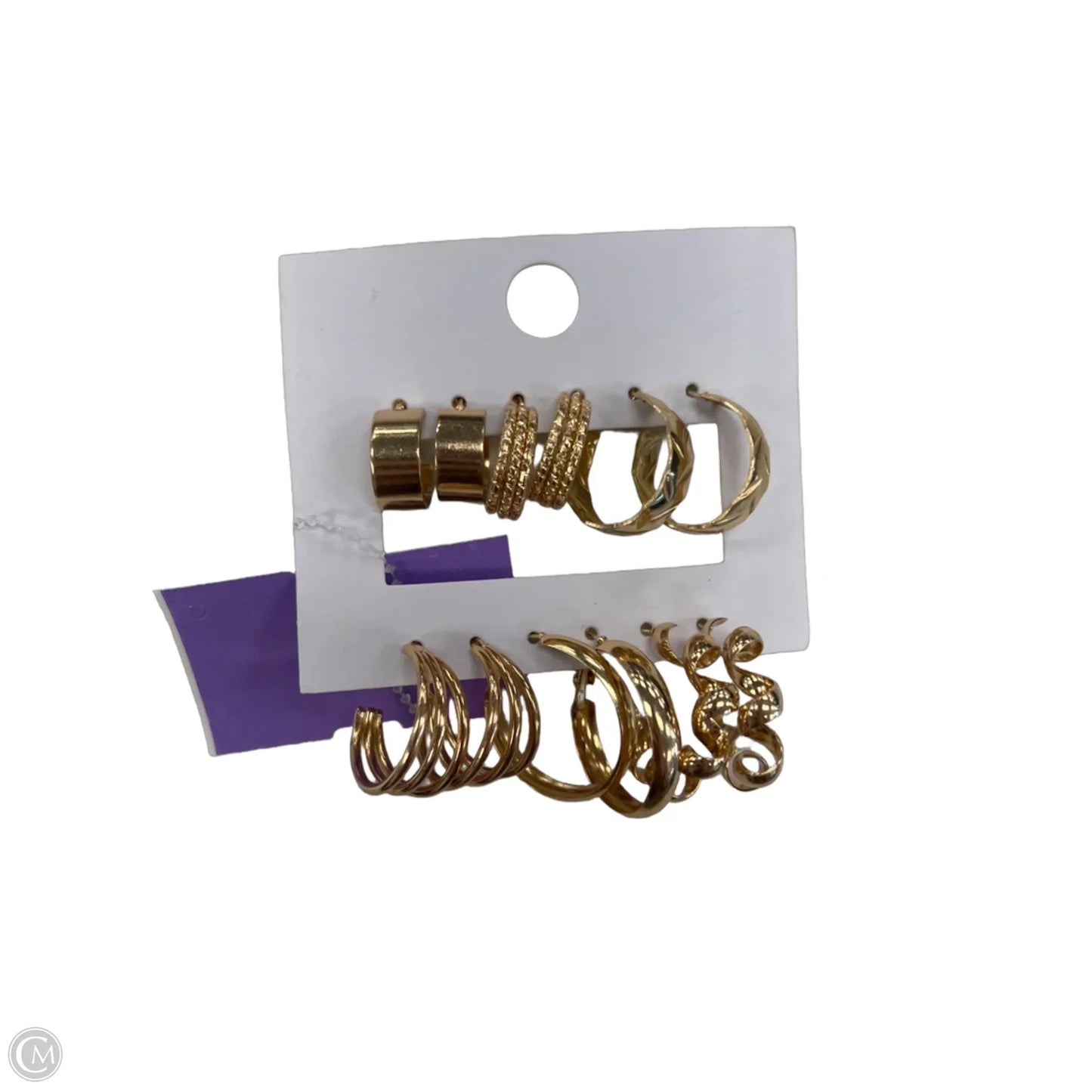 Earrings Hoop By Clothes Mentor, Size: 06 Piece Set