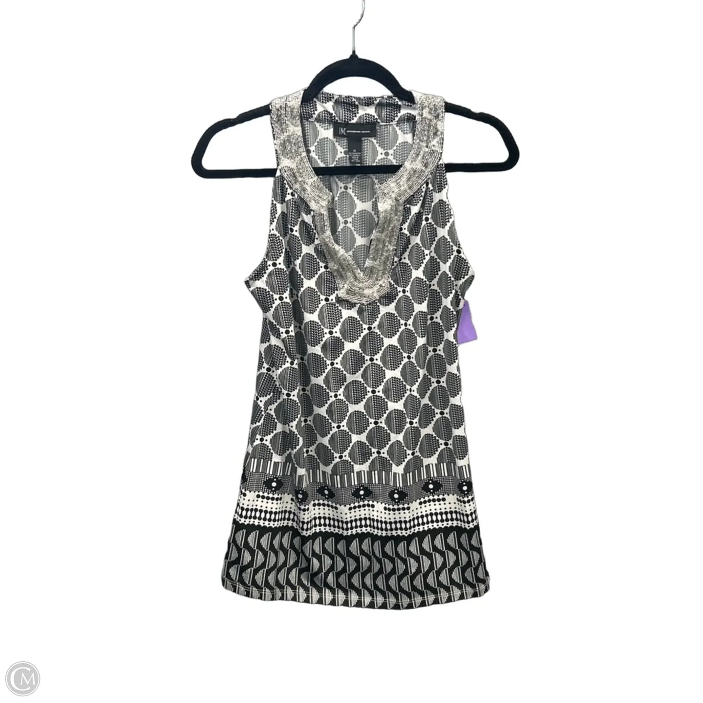 Tunic Sleeveless By Inc In Black, Size: M