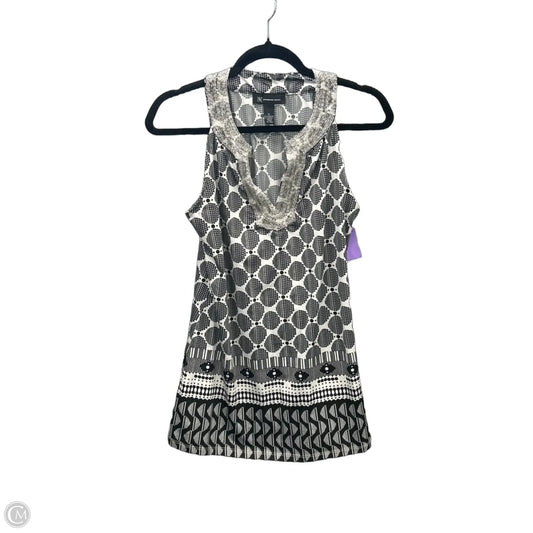 Tunic Sleeveless By Inc In Black, Size: M