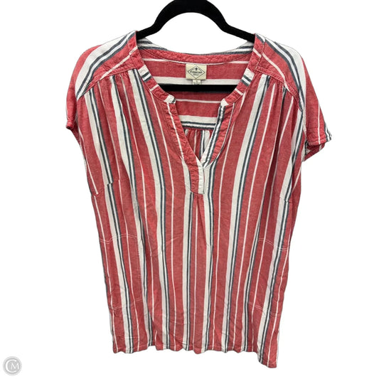Dress Casual Short By St Johns Bay In Red, Size: 1x
