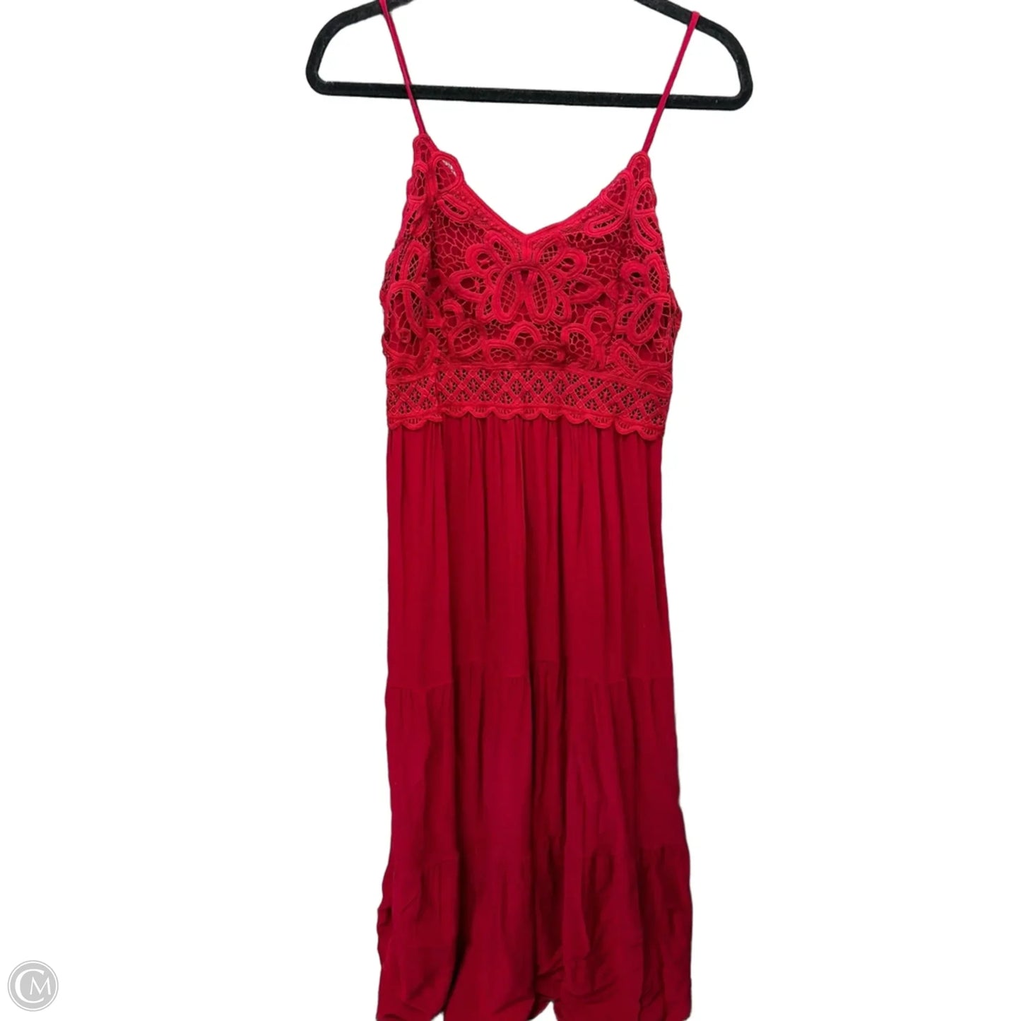 Dress Casual Maxi By Clothes Mentor In Red, Size: L