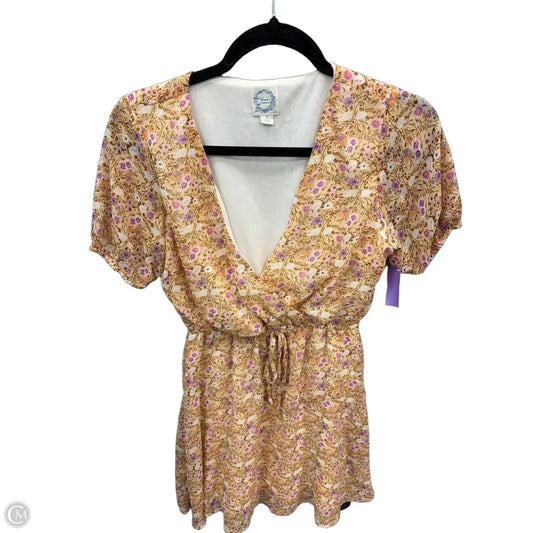 Dress Casual Short By Blue Rain In Floral Print, Size: S