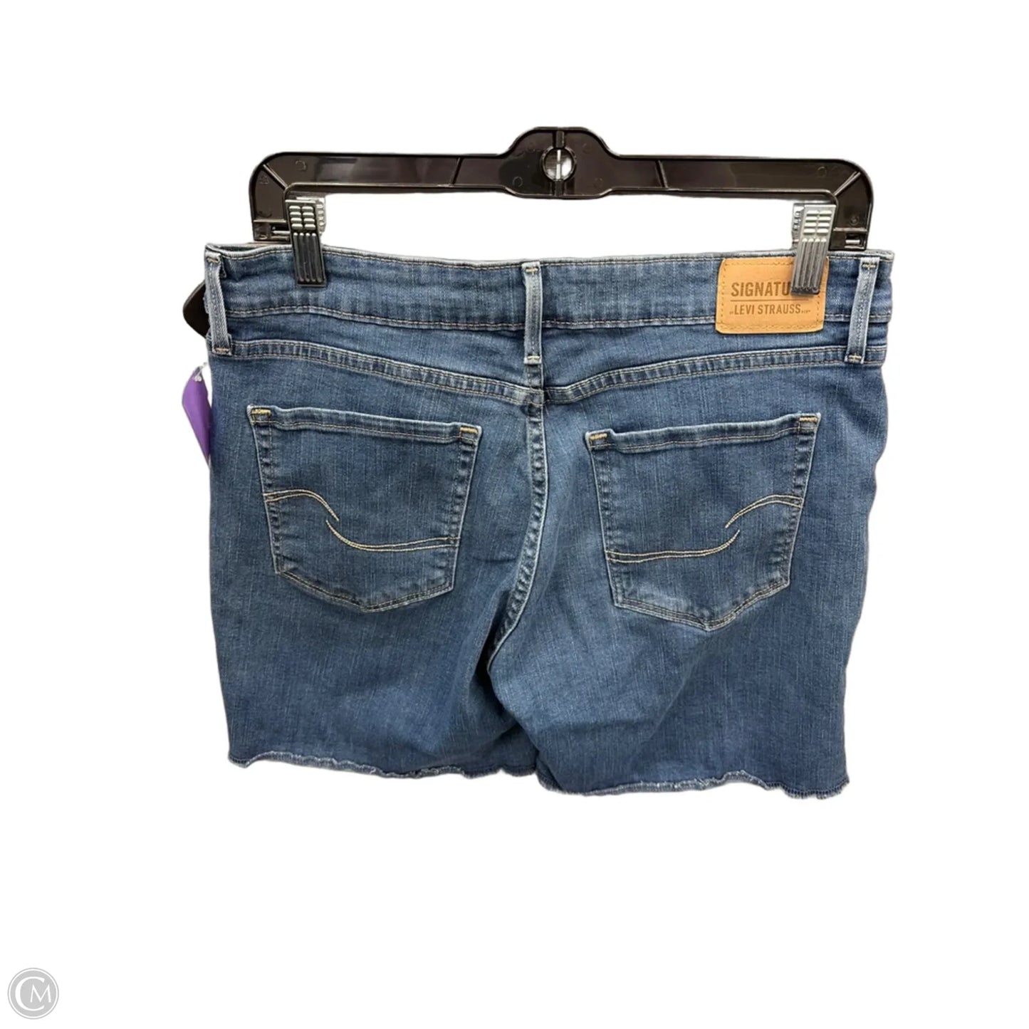 Shorts By Levis Signature In Blue Denim, Size: 8