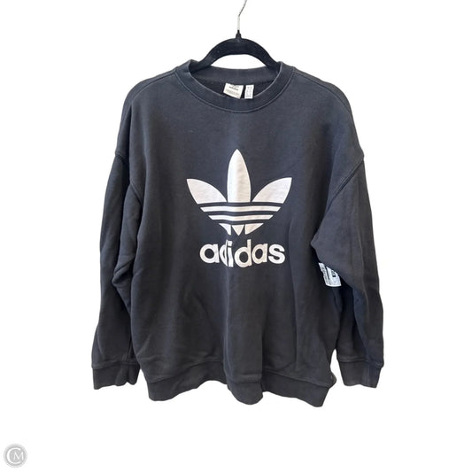 Sweatshirt Crewneck By Adidas In Black, Size: Xl