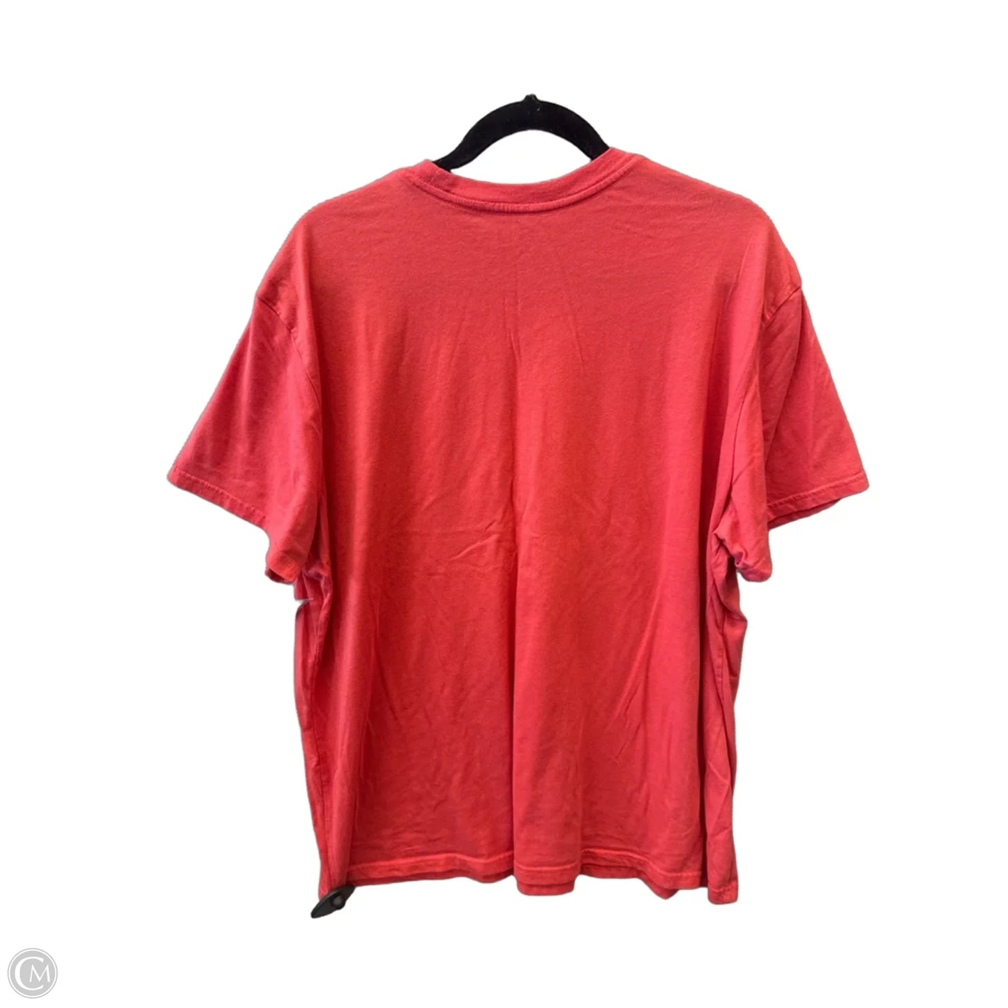 Top Short Sleeve By Well Worn In Orange, Size: Xxl