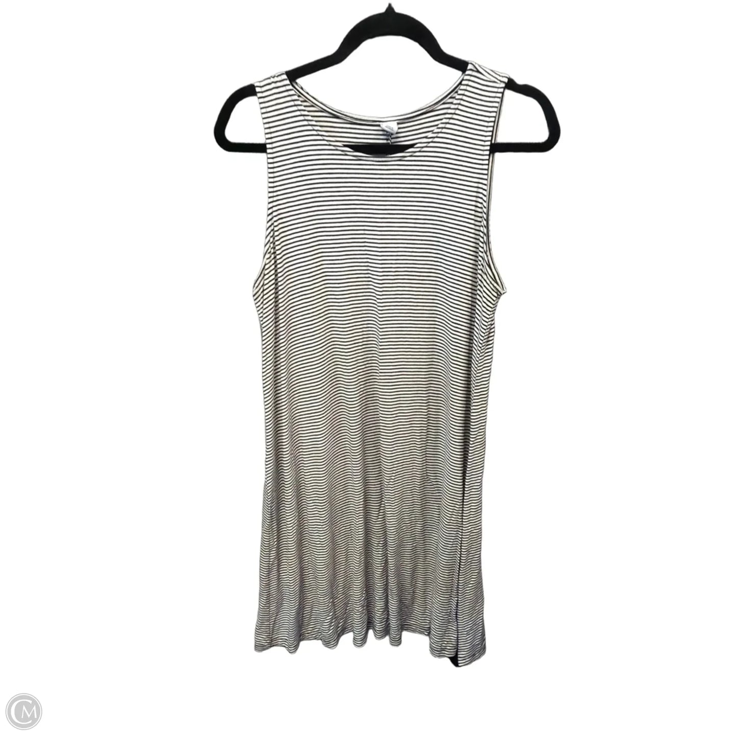 Dress Casual Midi By Old Navy In Striped Pattern, Size: L