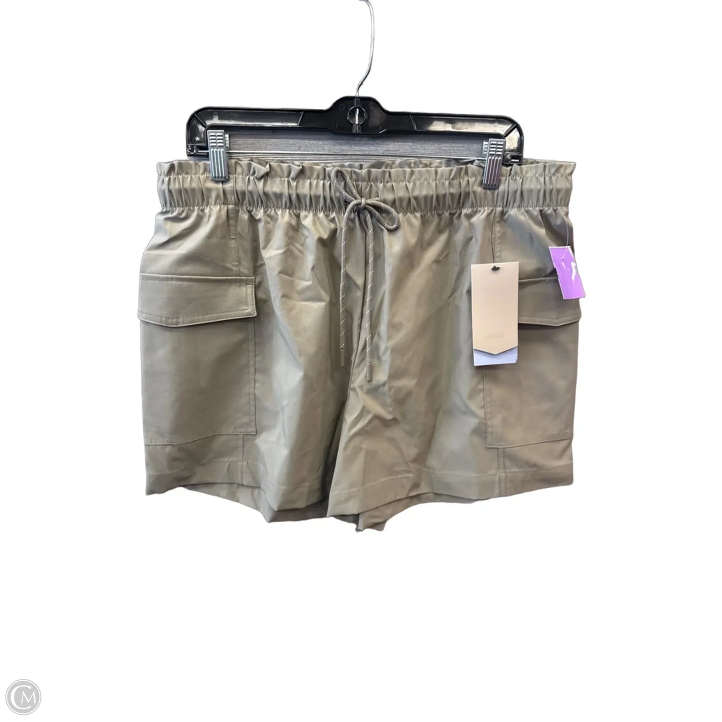 Athletic Shorts By Avia In Tan, Size: L