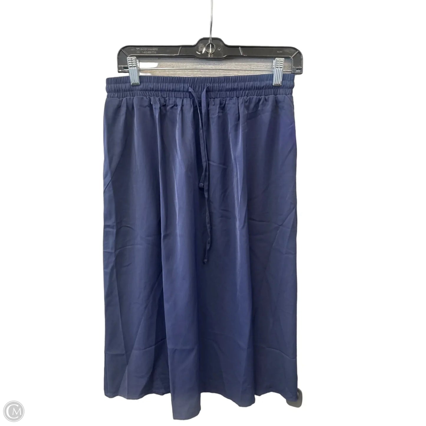 Skirt Midi By Clothes Mentor In Navy, Size: 8