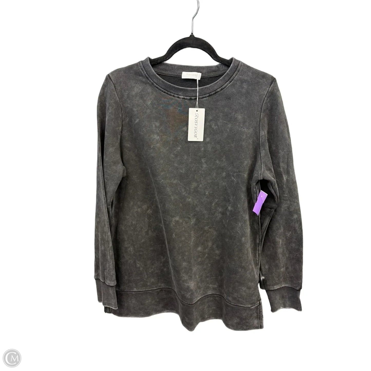 Top Long Sleeve By Clothes Mentor In Black, Size: L