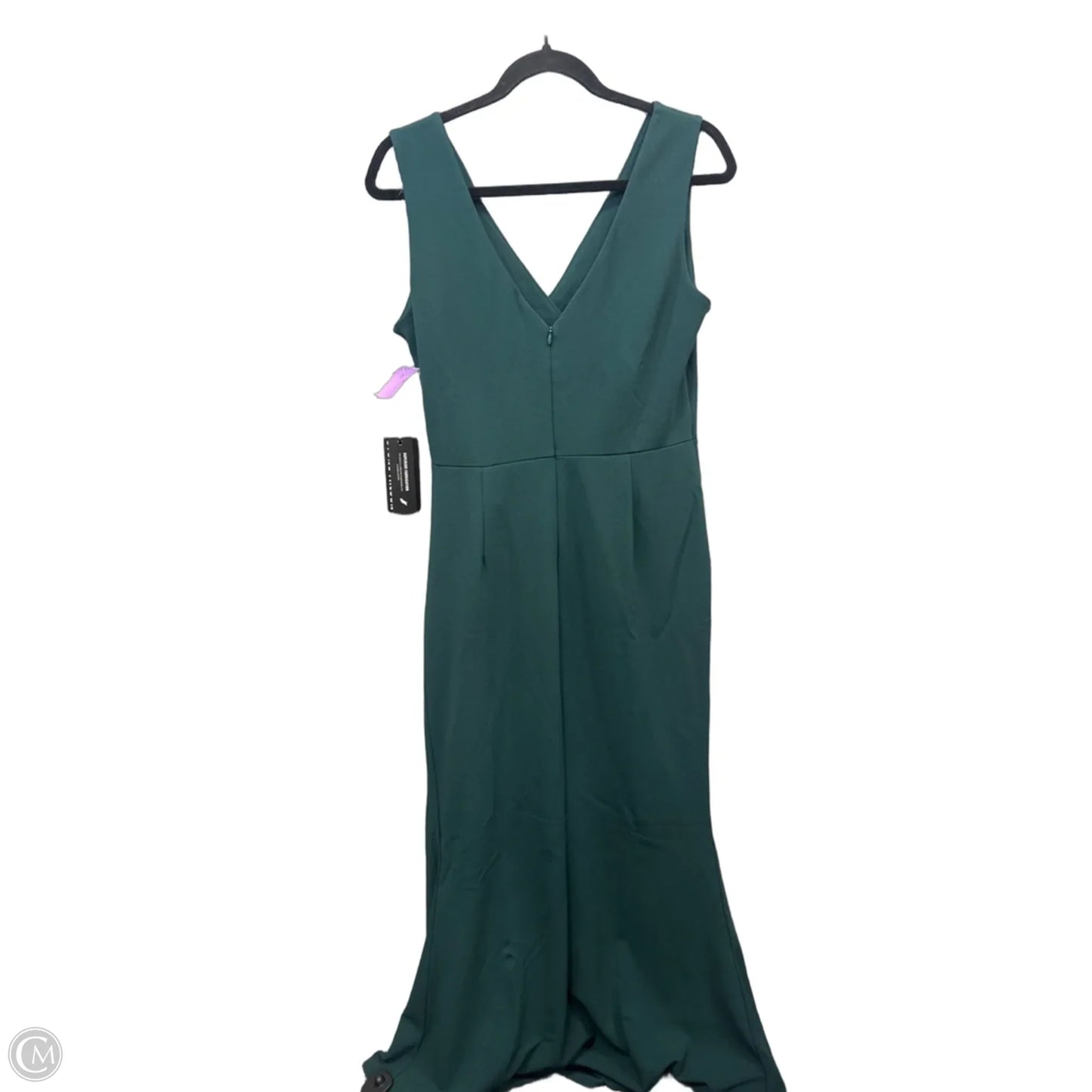 Dress Party Long By Clothes Mentor In Green, Size: L