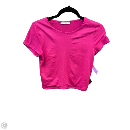Top Short Sleeve Basic By Sincerely Jules In Pink, Size: M