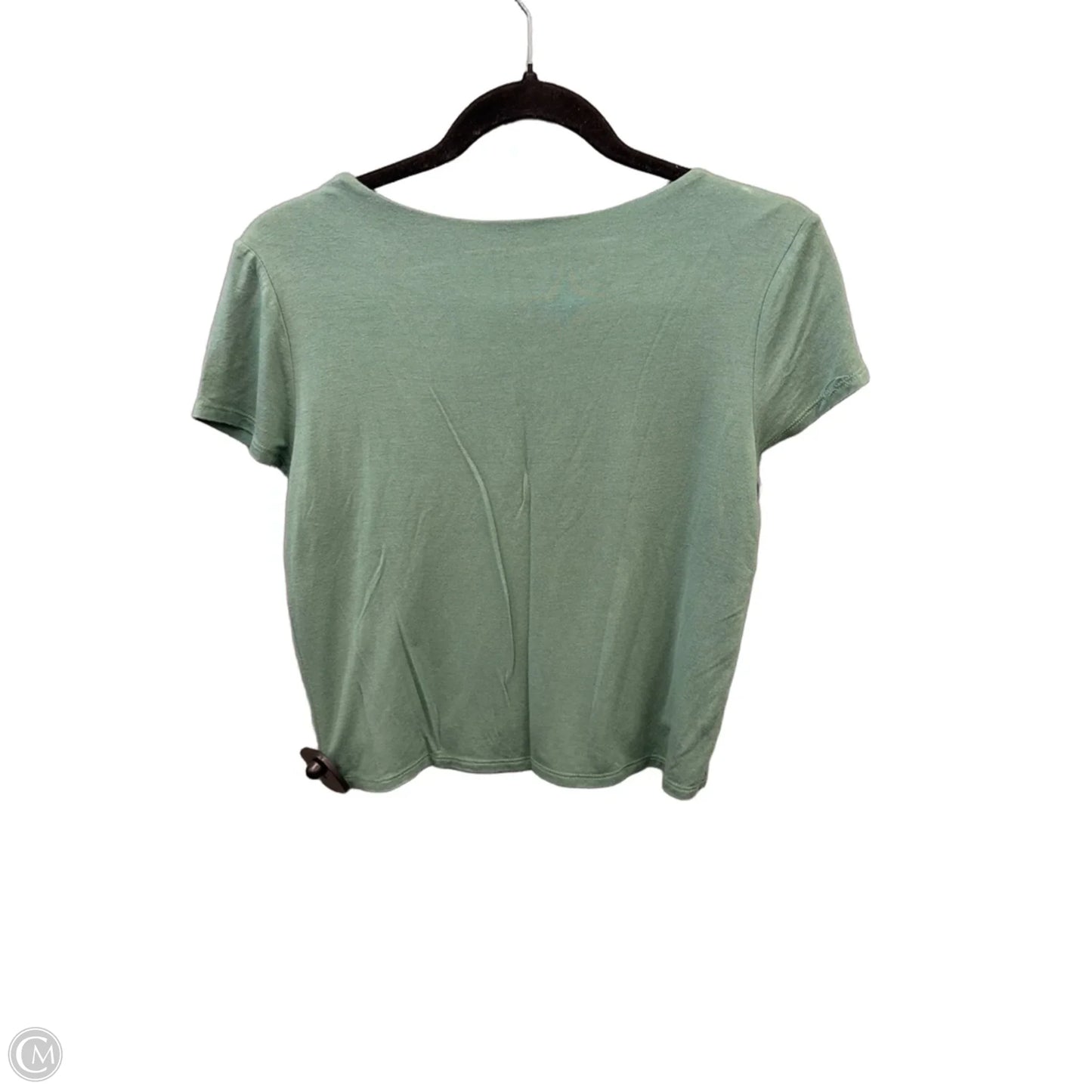 Top Short Sleeve Basic By Originality In Green, Size: L