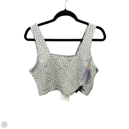 Top Sleeveless By Thread And Supply In Polkadot Pattern, Size: M